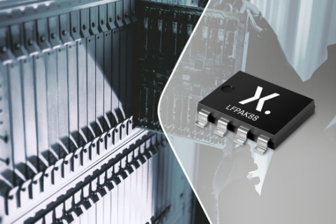 Nexperia推出首款采用SMD銅夾片LFPAK88封裝的熱插拔專用MOSFET(ASFET)，管腳尺寸縮小60%